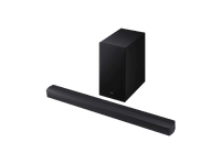 barra de sonido - samsung hw-b450fzf bluetooth inalambrico 300 w subwoofer y dolby audio 21 canales negro