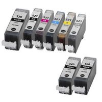compatible multipack canon pixma mp990 printer ink cartridges 8 pack -2933b001