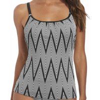 geneva underwired scoop neck tankini top