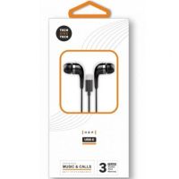 auriculares tech one tech tec1305 con cable usb-c microfono reduccion de ruido negros