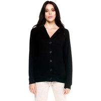 leone 1947 chaqueta de punto woman hoody full button chic boxing para mujer