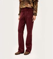 bash para mujer 1h26moss pantalon mossi burdeos 40 casual clasico ante