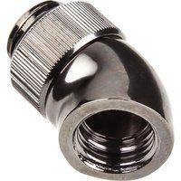 ek-af angled 45 degrees fitting adapter - black nickel black
