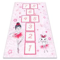alfombra lavable junior 51828802 rayuela bailarina para ninos antid 140x190 cm