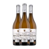 castillo de monjardin vino blanco fermentado barrica navarra crianza 75 cl 135 vol pack de 3 unidades