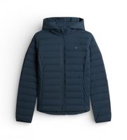 tommy hilfiger para mujer ww0ww47753 chaqueta slim ligera de plumon marino xs casual poliester