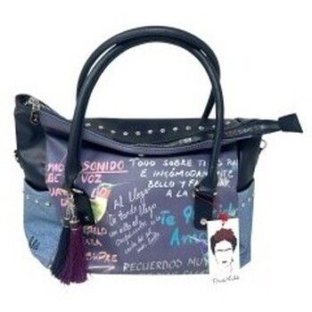 Frida Kahlo Bolso de mano Complementos señora k4983 azul para mujer