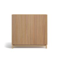zapatero de melamina roble dorado puertas impresas vallado 90x90x27cm