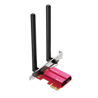 pci express wifi 7 triband y bluetooth 53 mercusys ma37be be6500 2882mps 6ghz 2 antenas