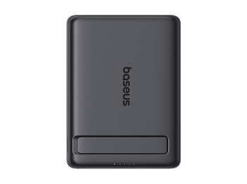 Powerbank - Baseus PicoGo Ultra-Mini Magnetic, 5000mAh, 20W, Carga ultrarrápida inalámbrica Qi2, USB-C, Con cable, Universal, Negro