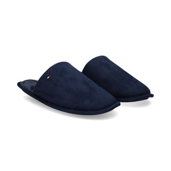 Tommy Hilfiger Pantuflas Hombre - Azul Marino Talla 39/40