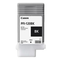 canon pfi-120bk 2885c001aa black original standard capacity ink cartridge