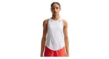 Camiseta sin mangas nike aeroswift blanca para mujer