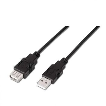 Ociodual Cable Extensión USB 2.0 1.8m Negro