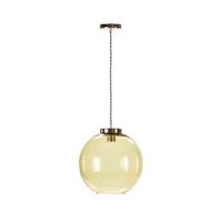 lampara de techo ball amarillo de vidrio soplado e27