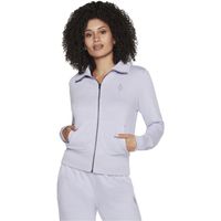 skechers chaqueta deporte the hoodless hoodie diamond jacket para mujer
