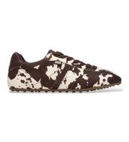 xti para mujer 14615303-cow zapatillas 146153 marron claro 37 plano cordones casual animal print