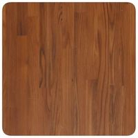 tablero de mesa  tablero escritorio cuadrada madera roble marron oscuro 50x50x4 cm