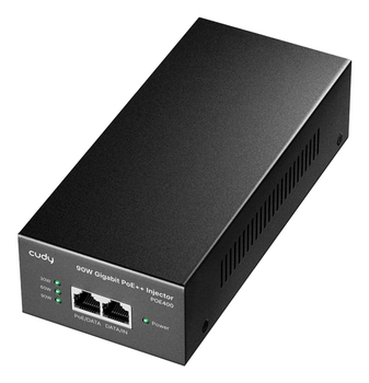CUDY 90W Gigabit PoE+/PoE Injector