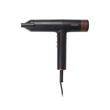 Secador De Pelo Princess Airstyler Pro 2000w 3 Temperaturas Con Accesorios Negro