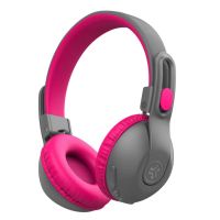 jlab jbuddies studio 2 auriculares infantiles inalambricos o cable grisrosa