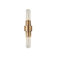 aplique metal y vidrio  75 cm