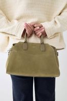 bolso de mano liza de piel autentica
