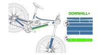 kit de proteccion clearprotect pack xxl downhill   shiny transparente