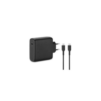Cargador Kensington K33821EU USB-C 100 W GaN compacto cable 2 m negro