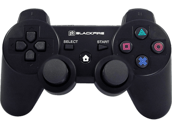Mando - Ardistel Blackfire, Para PS3, Inalámbrico, Bluetooth, Negro