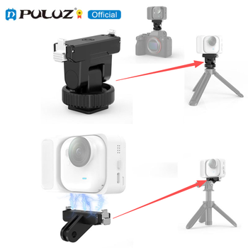 Soporte de adaptador magnético PULUZ para Insta360 Go Ultra Qucik Base de montaje de liberación adaptador de absorción de golpes accesorios de montaje para cámara
