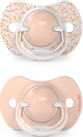suavinex chupete tetina fisiologica sx pro silicona dreams rosa 6-18m 2 uds