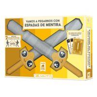 juego de mesa asmodee vamos a pegarnos con espadas de mentira para 3-6 jugadores 20 min