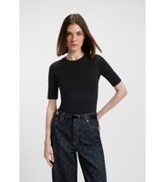 hugo para mujer 50515019 camiseta darnelia negro s casual poliester manga corta