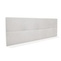 cabecero de tela aqualine con botones 135x50cm camas 120135 - gris perla