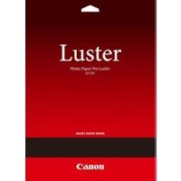 canon lu-101 pro luster a4 20 shts papel fotografico blanco saten