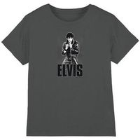 elvis presley camiseta leathered para nina