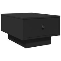 mesa de centro madera de ingenieria negro 60x45x31 cm vidaxl