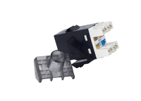 phasak conector keystone utp rj 45 hembra cat 6 dual block phasak 180r negro