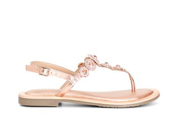 sandalias joya de piel powder