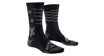 Calcetines x socks gravel perform merino crew negro gris oscuro