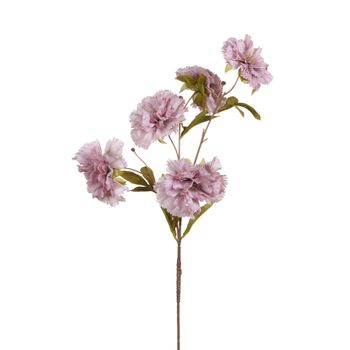 Tallo de clavel artificial rosa h70