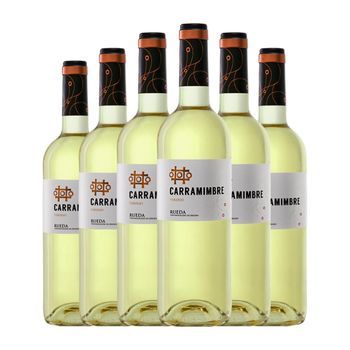 Carramimbre Vino Blanco Rueda Joven 75 Cl 13% Vol. (pack De 6 Unidades)
