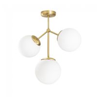 plafon de techo mulen oro 3 luces