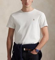 polo ralph lauren para hombre 710740727002 camiseta de algodon custom slim fit blanco xl casual manga corta