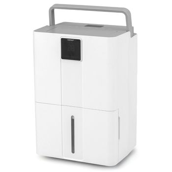 Costway Deshumidificador para el Hogar con 3 Modos Temporizador de 24H Indicador de 3 Colores Bloqueo para Niños Blanco