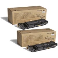 original multipack xerox workcentre 3345 printer toner cartridges 2 pack -106r03624