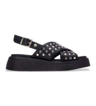 Xti para mujer. 14523901-NEGRO Sandalias 145239 negro (37), Plano, Hebilla, Casual, Deportivo