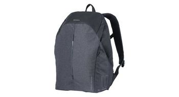 Basil b safe nordlicht mochila para bicicleta con tira de led 18 litros negro
