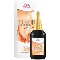 wella professionals color fresh 744 medium blonde red intensive 75ml